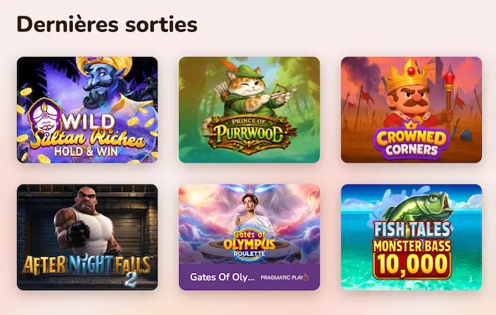 WILD SULTAN CASINO Catalogue Jeux games