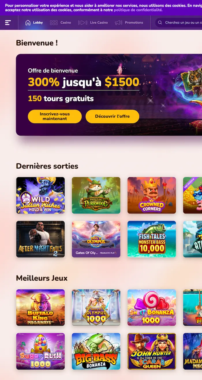 WILD SULTAN CASINO Casino Mobile mob